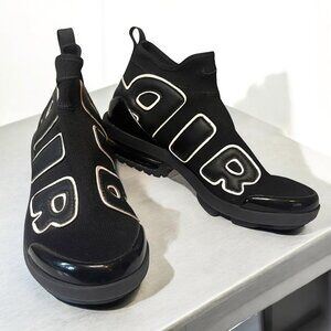 Nike Airquent Uptempo Sneakers Shoes‎ Women's Size 7 Triple Black AQ7287-002